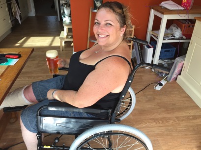 mel in wheelchair